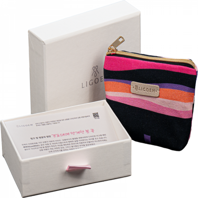 가방,클러치, 강릉자수, 핸드메이드,린넨, 파우치, 자수 클러치, 클러치, 파우치백, 리고엠, 미니 파우치, 토트백, 강릉바다의 일출, 강릉바다의 물결, 해송숲길, 경포대의 벚꽃, 여자가방, 동전지갑